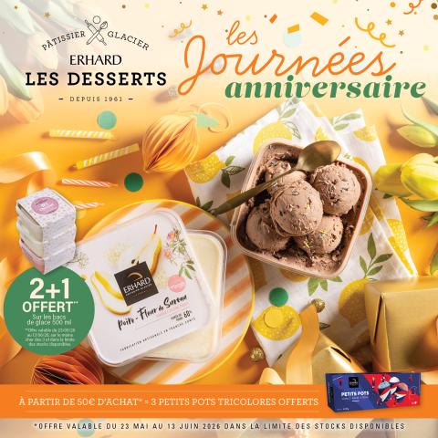 Journées anniversaire - Erhard Les Desserts