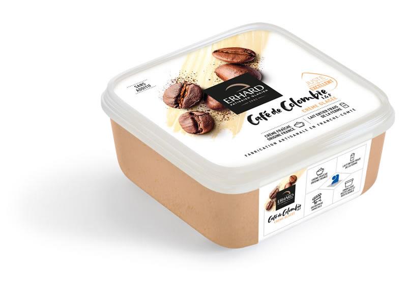 erhard crème glacée café de colombie 750ml