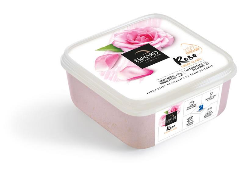 erhard crème glacée rose 750ml