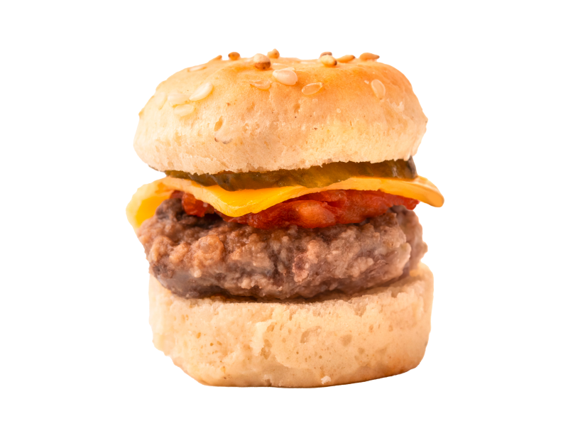 9 mini cheeseburgers