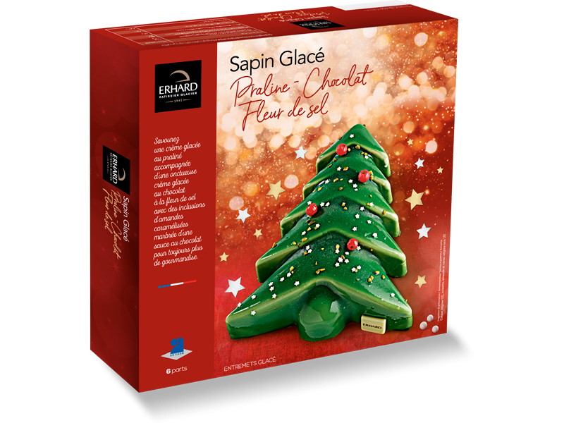 Sapin praliné-chocolat fleur de sel étui