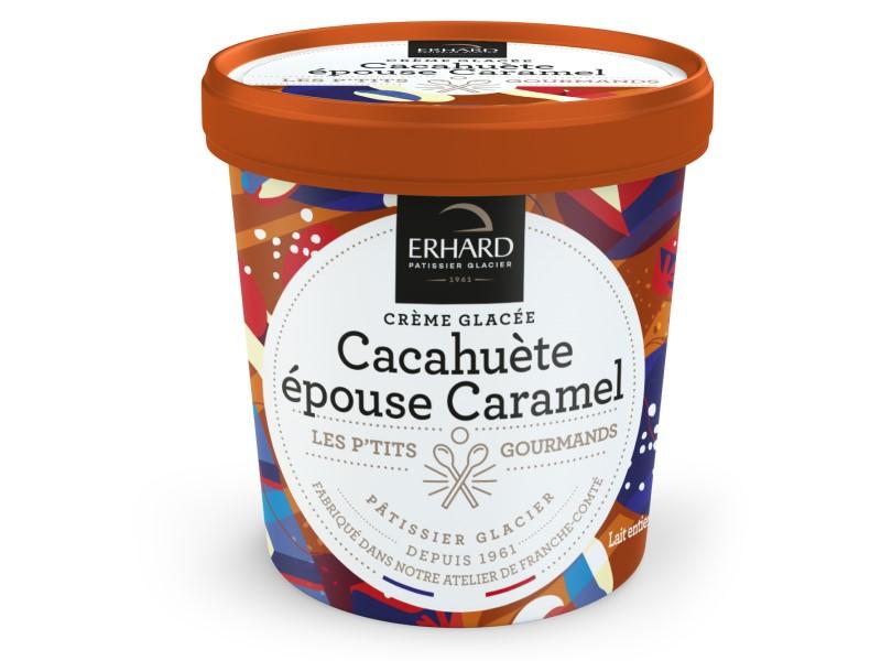erhard glace petit pot cacahuète épouse caramel