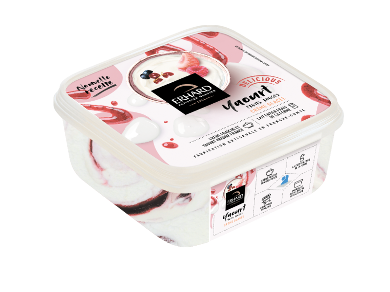 erhard crème glacée yaourt sauce fruits rouges 750ml