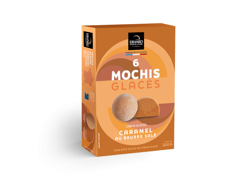6 mochis Caramel beurre salé