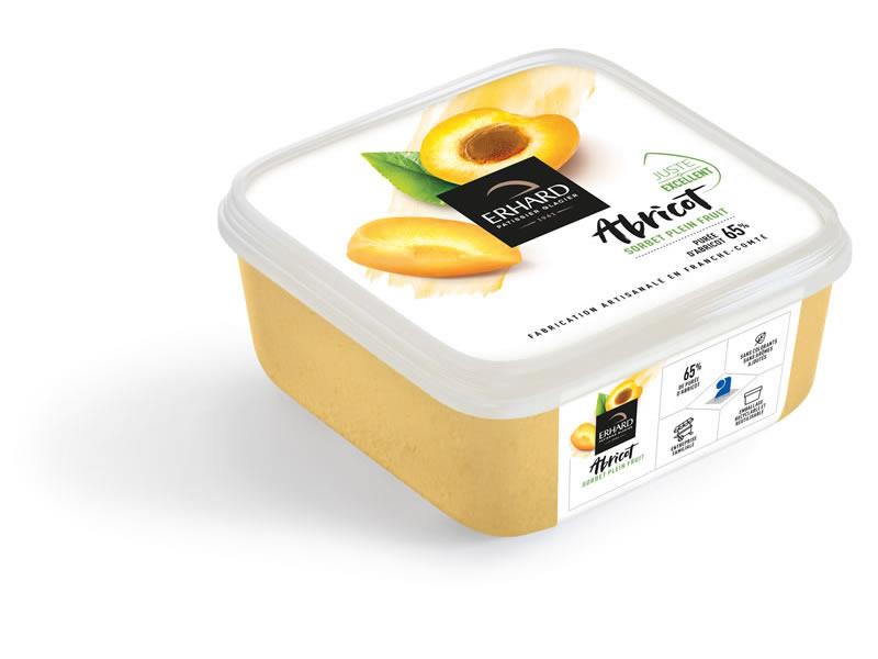 erhard sorbet plein fruit abricot 750ml