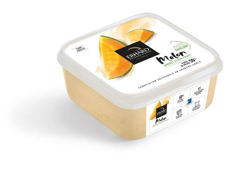 erhard sorbet plein fruit melon 750ml