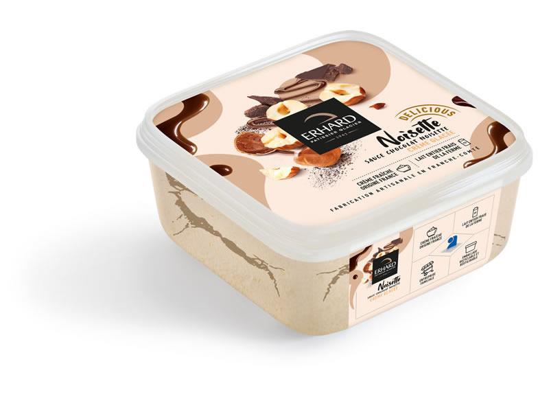 Noisette sauce chocolat noisette