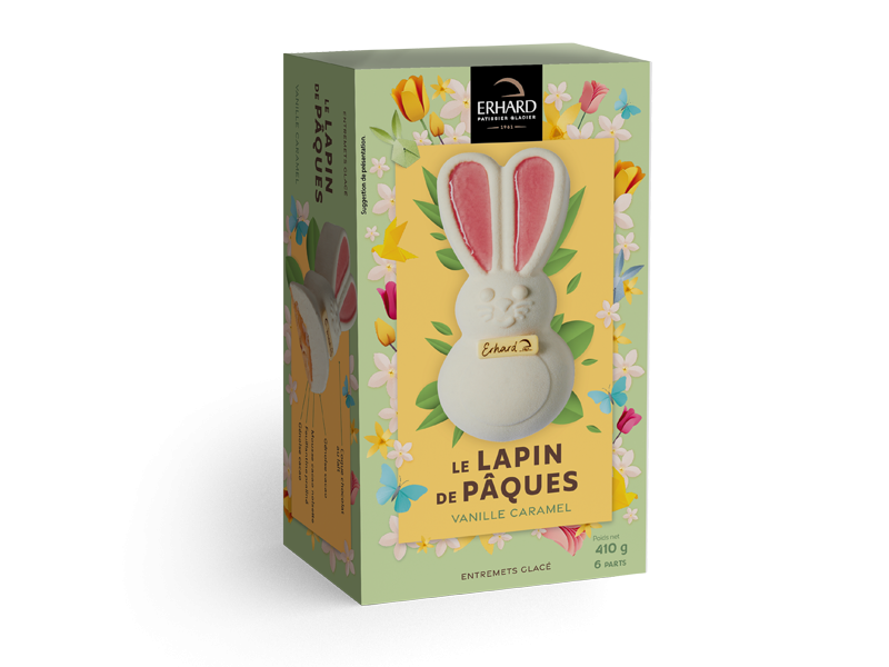 erhard patissier glacier lapin glace paques etui