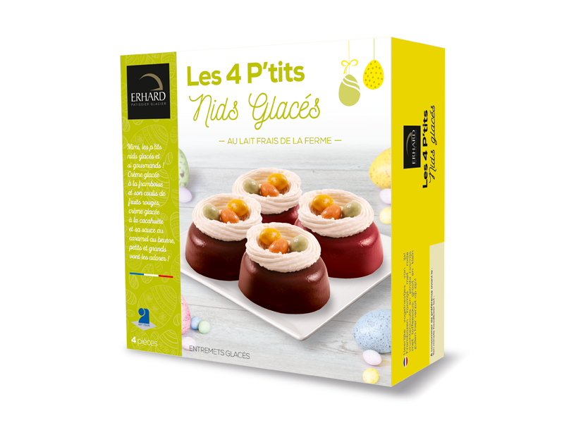 erhard patissier petits nids glaces paques etui